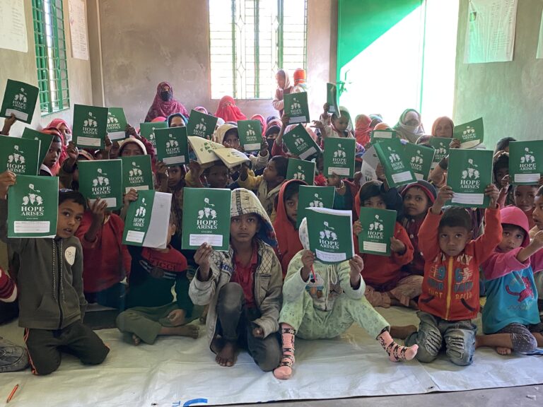 Students at Hope Arises Satgar Para